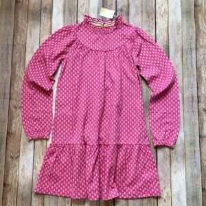 NWT Mini Boden Floral Tiered Dress 11/12